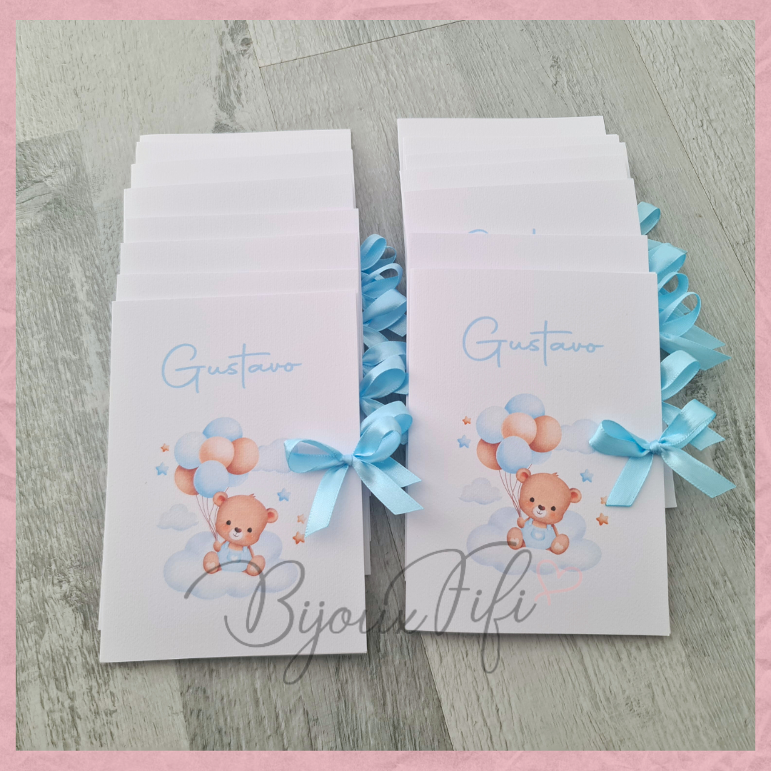 Convite Livro "Cute Bear" B