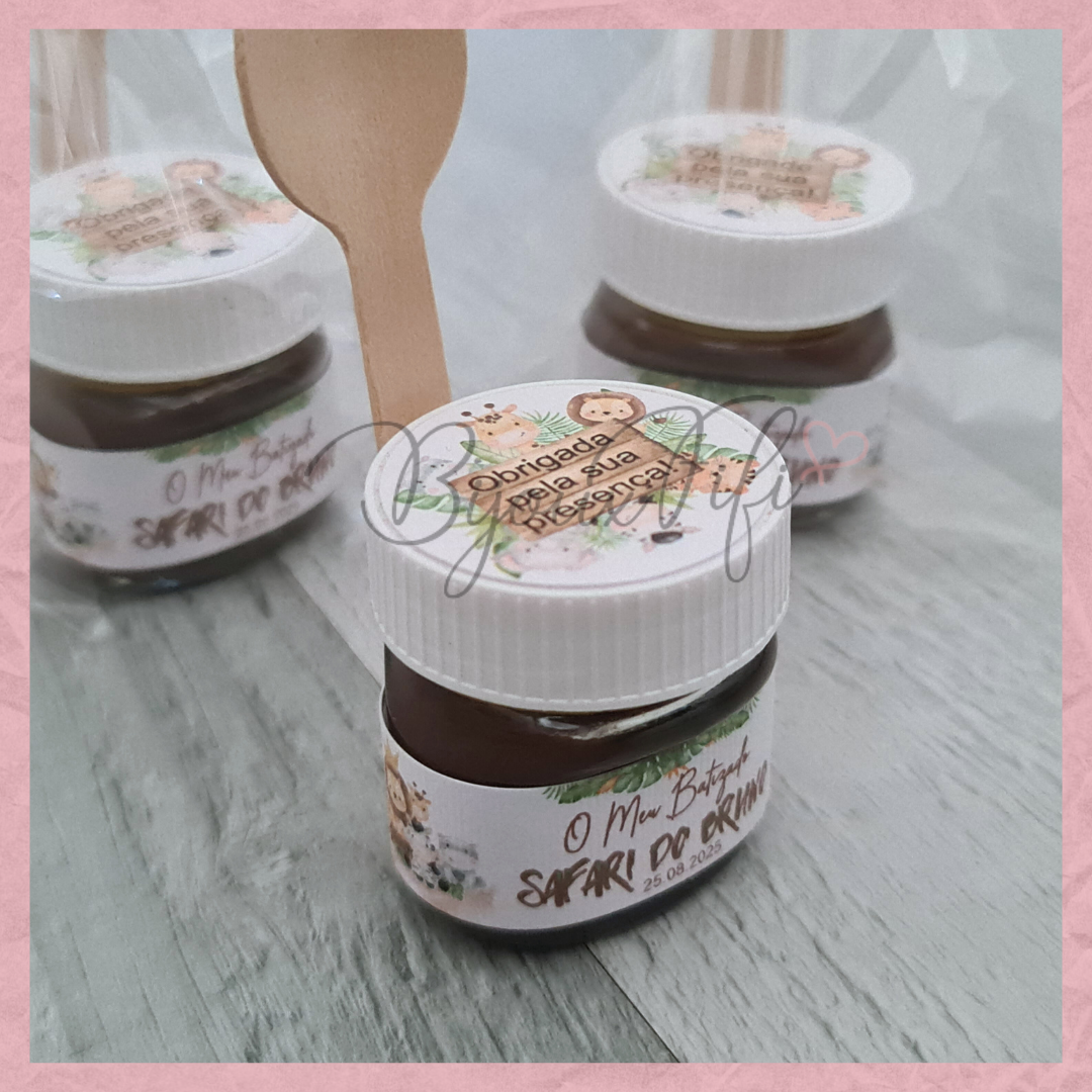 Nutella com colher "Safari"