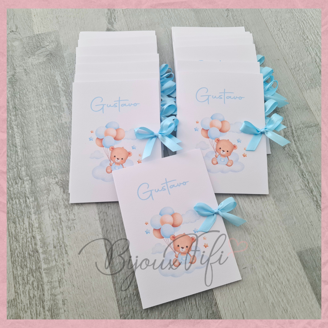 Convite Livro "Cute Bear" B