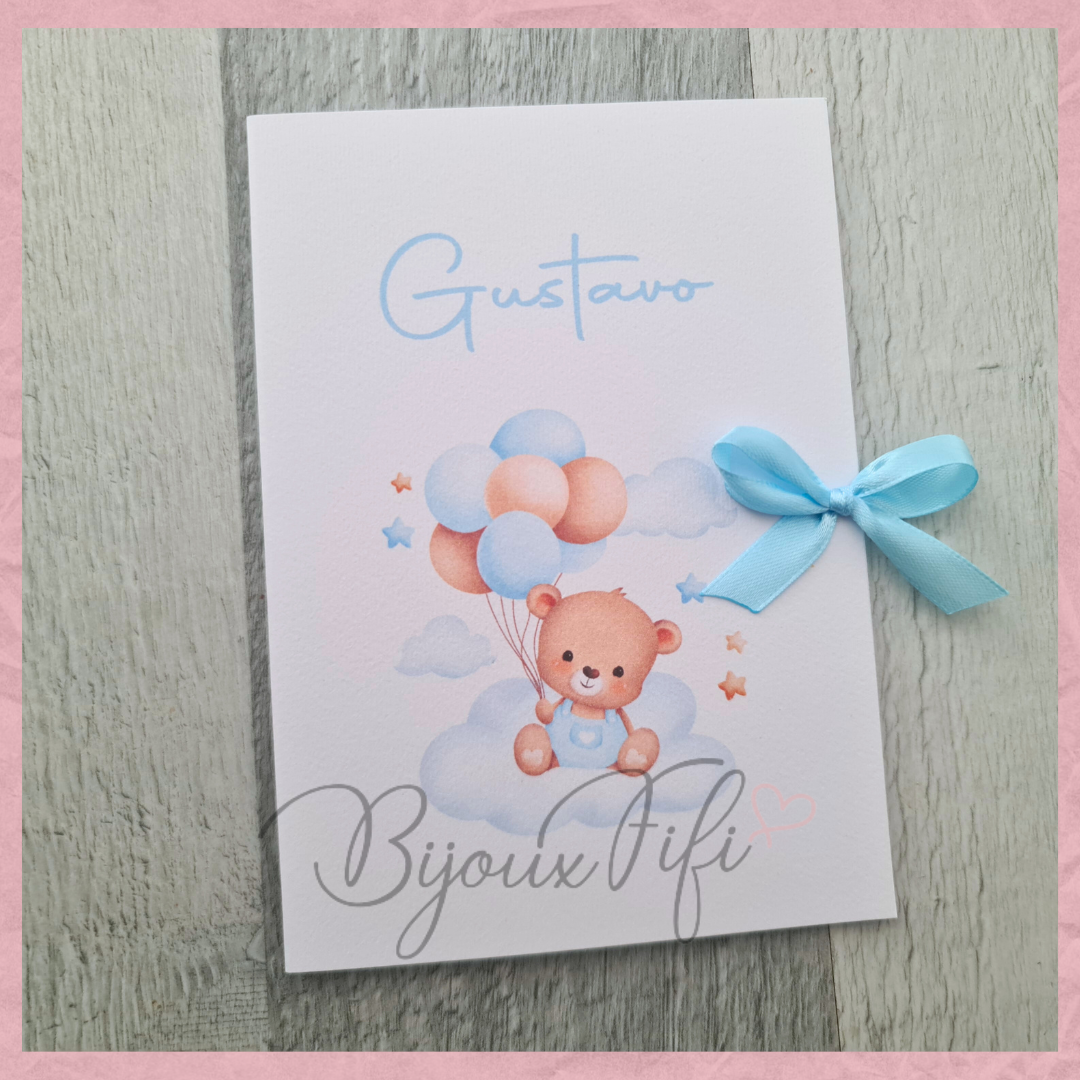 Convite Livro "Cute Bear" B