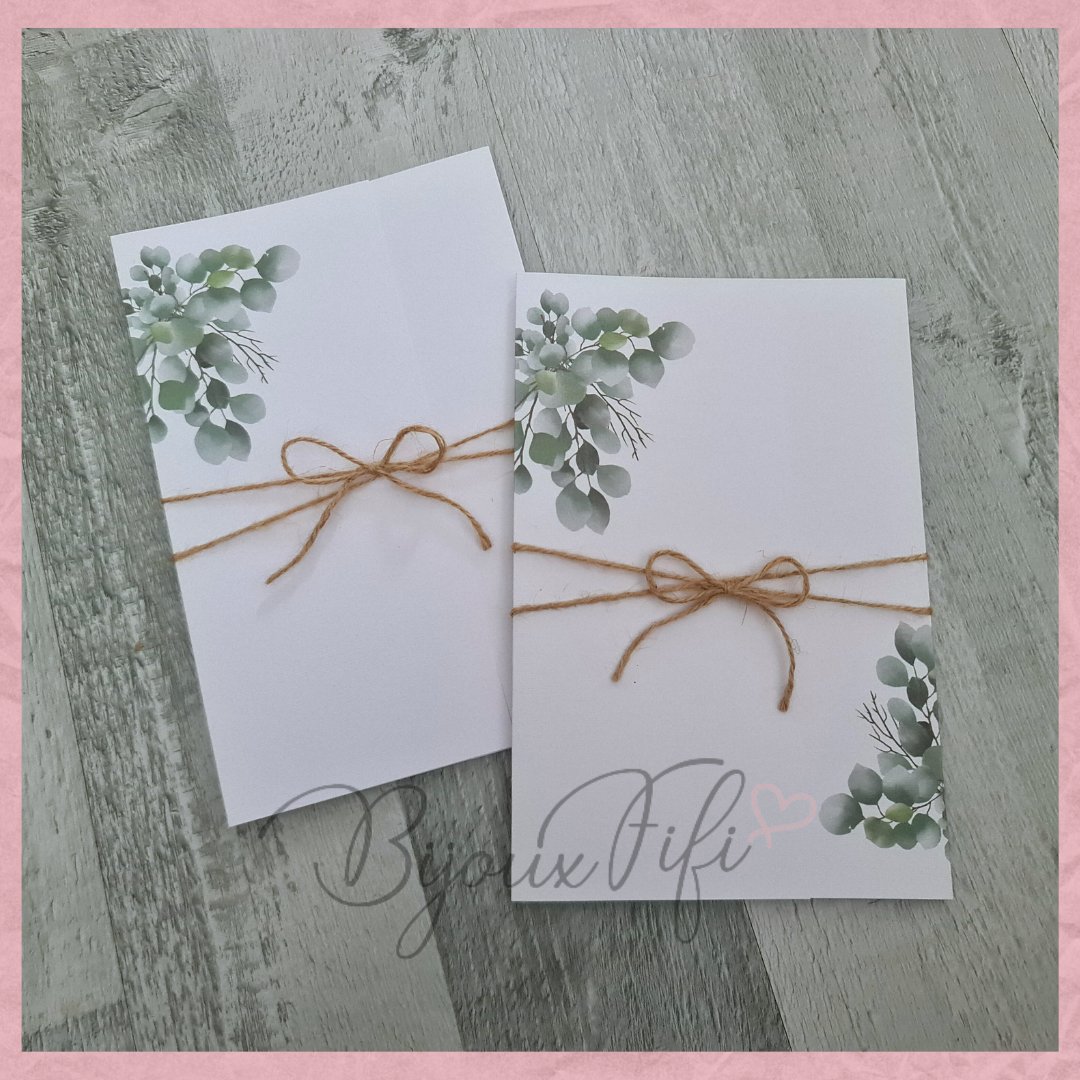 Convite Wedding "Eucalyptus" MB056