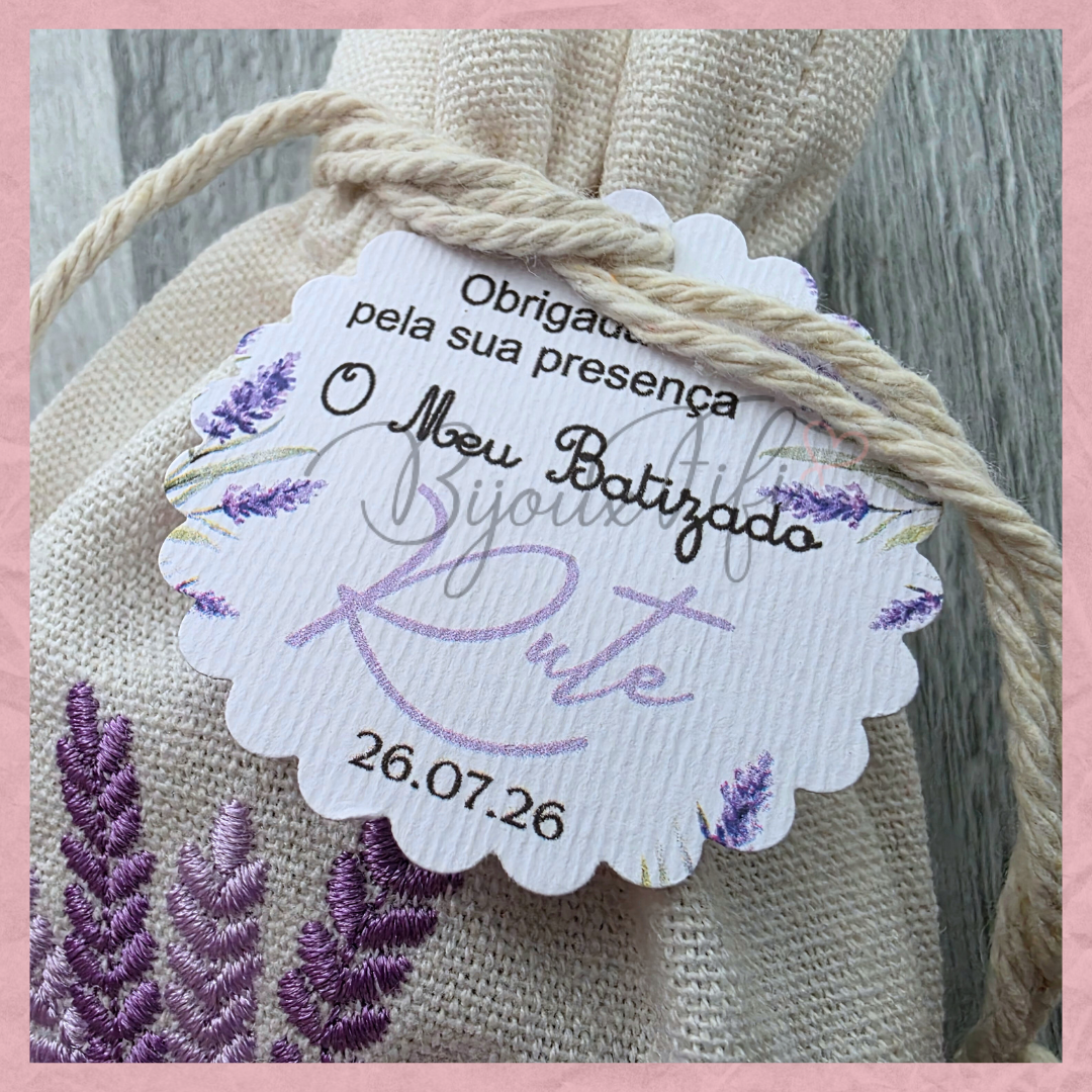 Saco linho com alfazema "Lavanda"