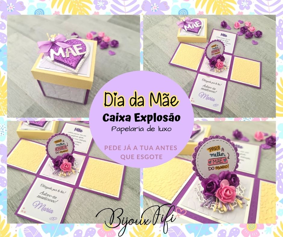 Caixa Surpresa Personalizado Mãe