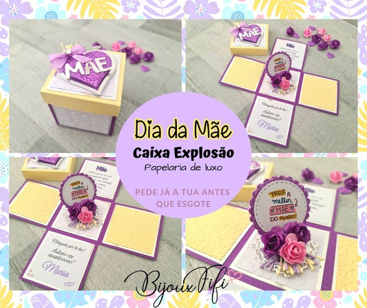 Caixa Surpresa Personalizado Mãe