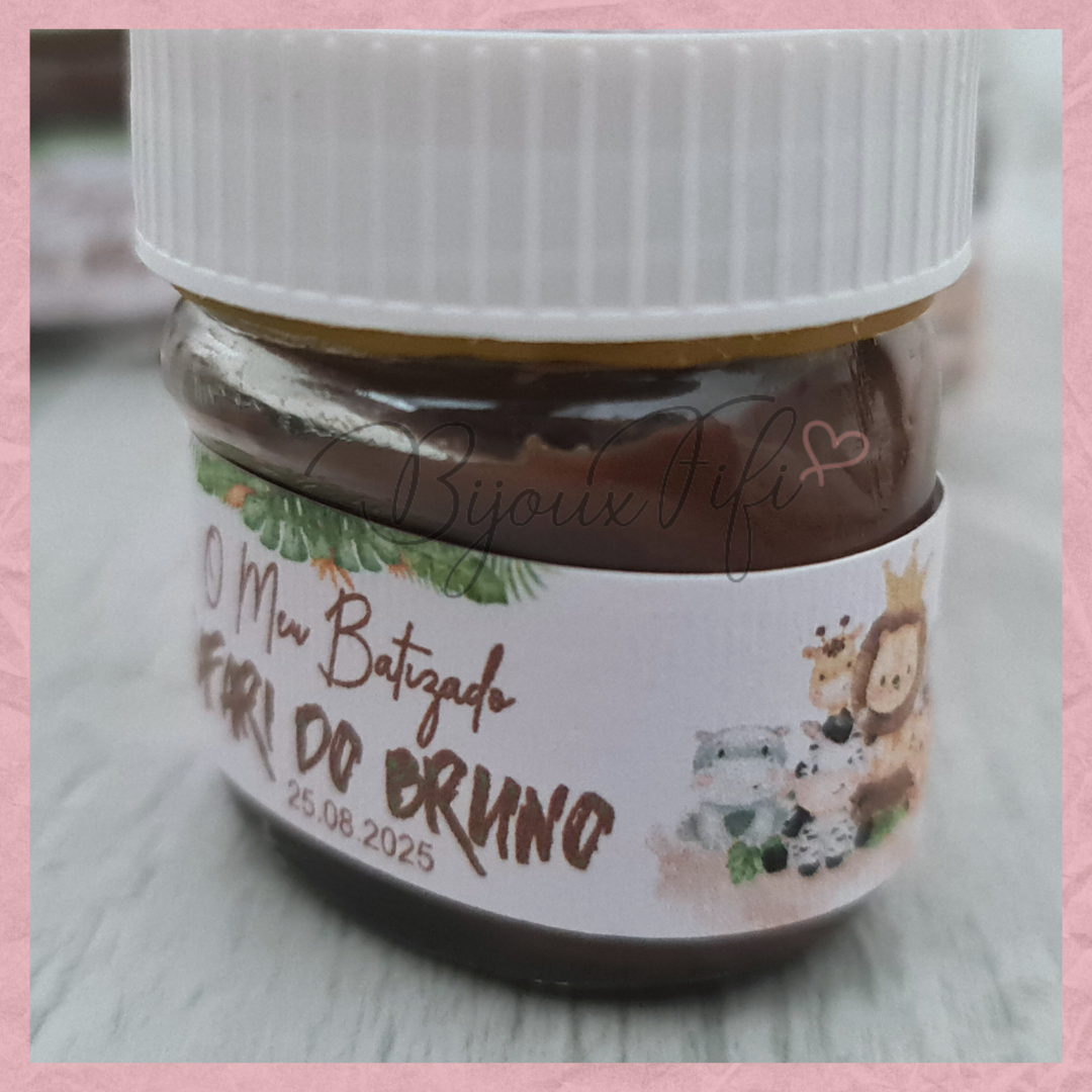 Nutella com colher "Safari"