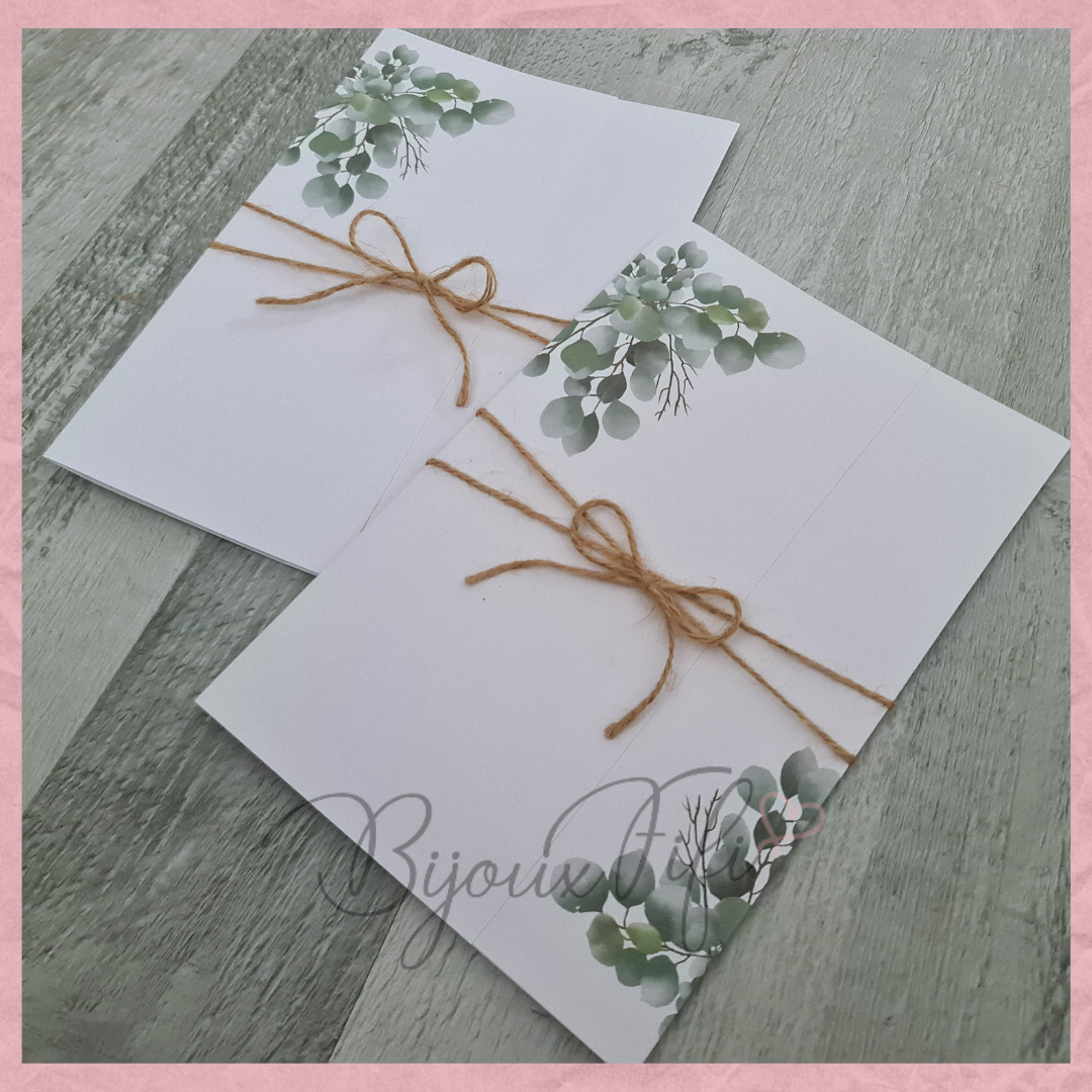 Convite Wedding "Eucalyptus" MB056