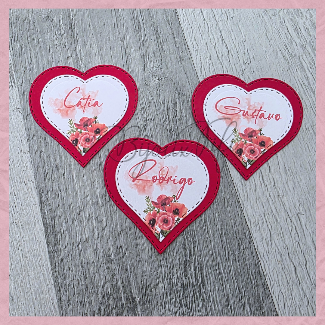 Marcador de Mesa Individual ❤️ "Of my heart"