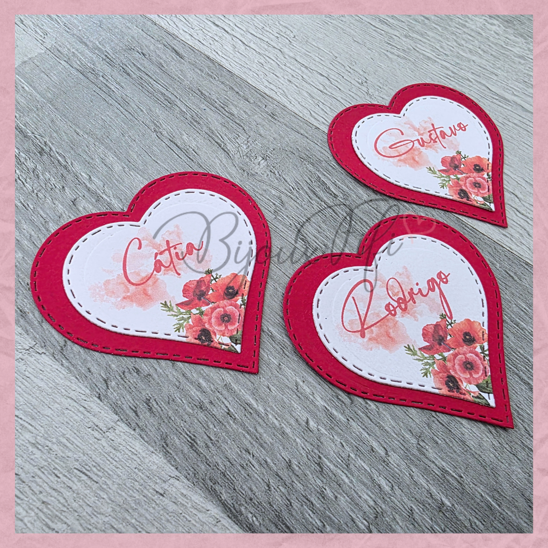 Marcador de Mesa Individual ❤️ "Of my heart"