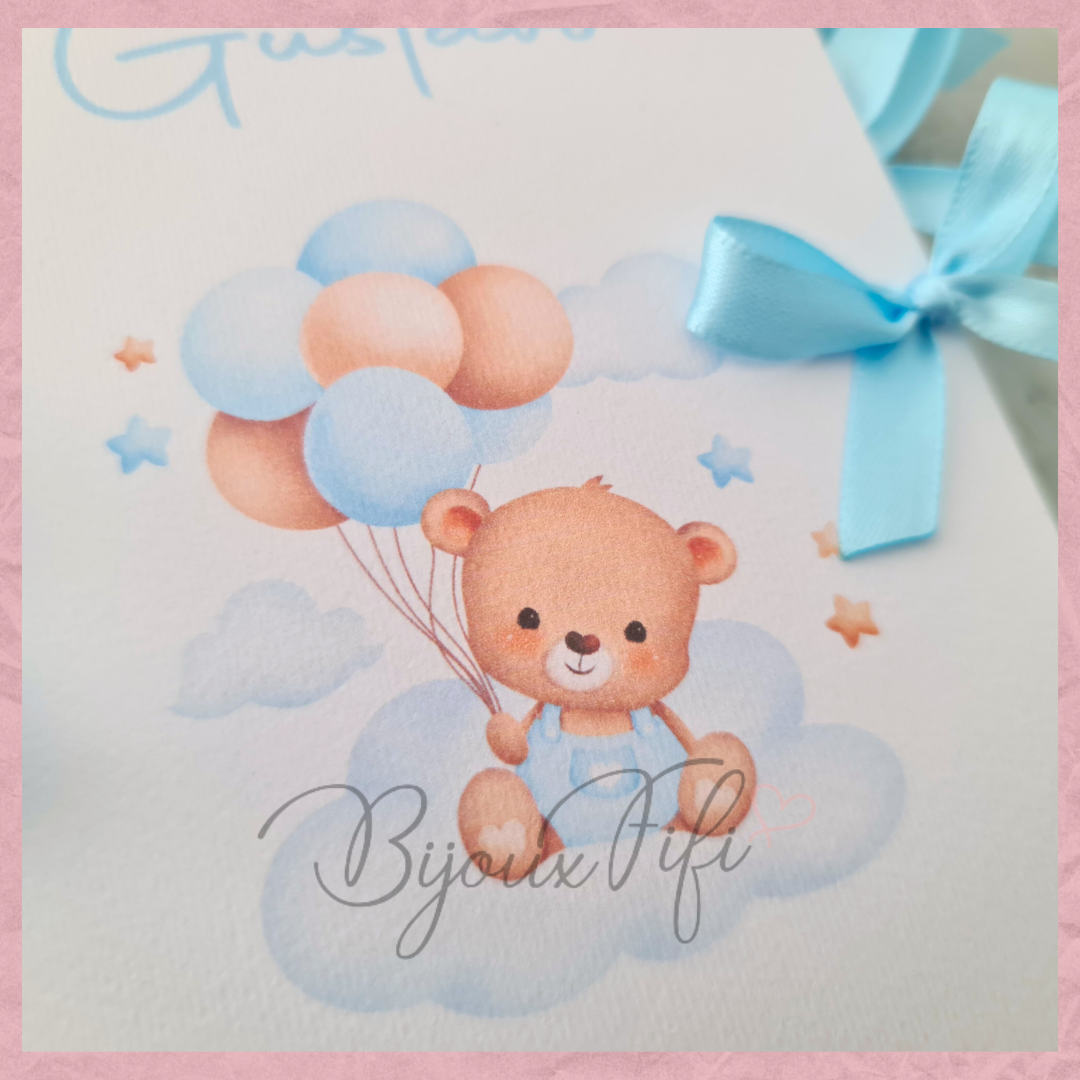 Convite Livro "Cute Bear" B