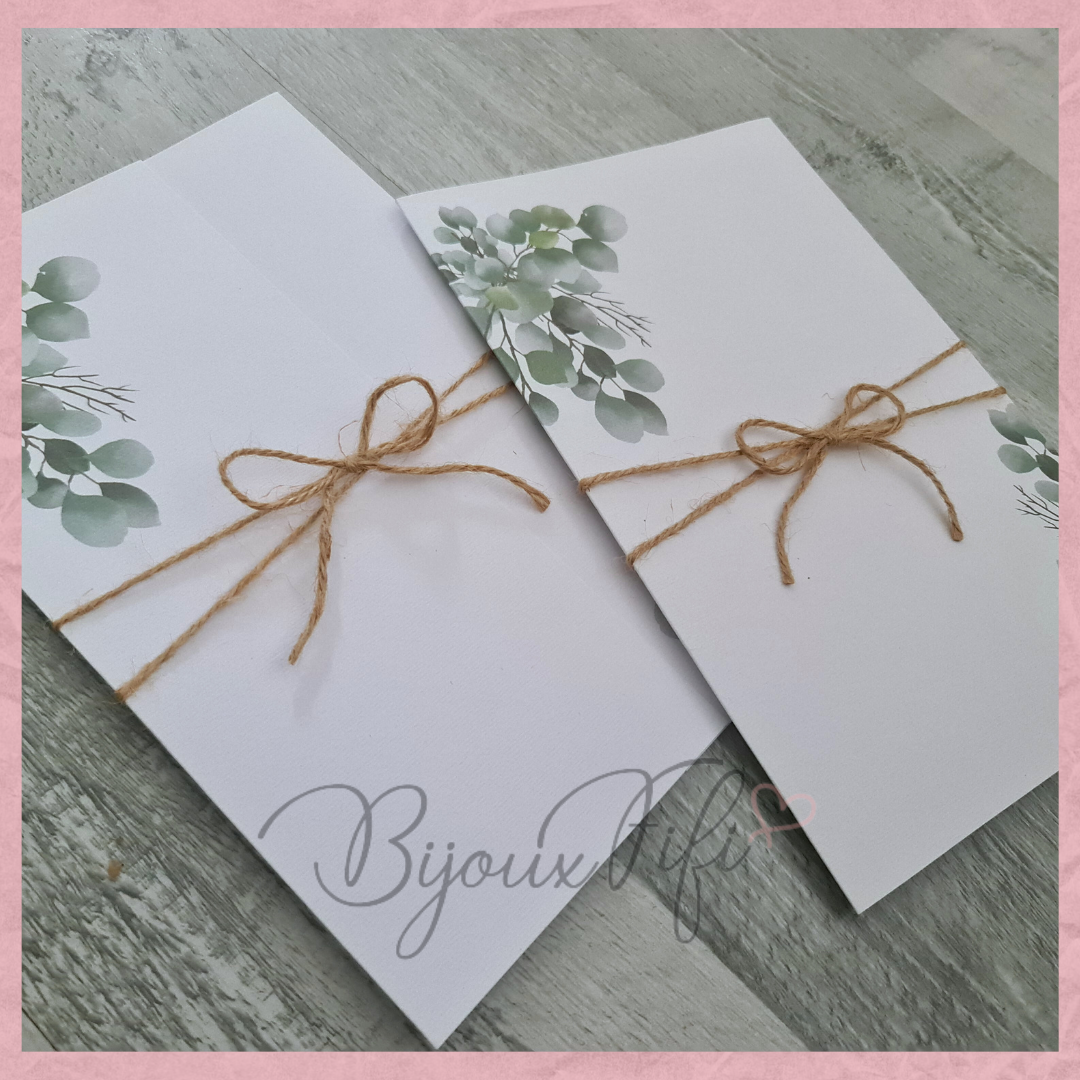 Convite Wedding "Eucalyptus" MB056