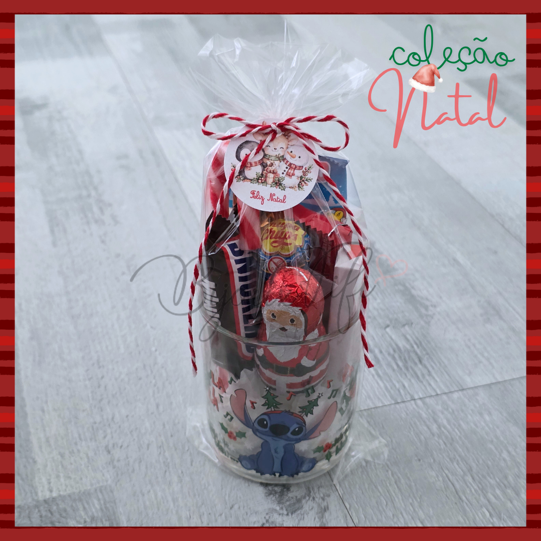 Copo Stitch/Angel + Doces