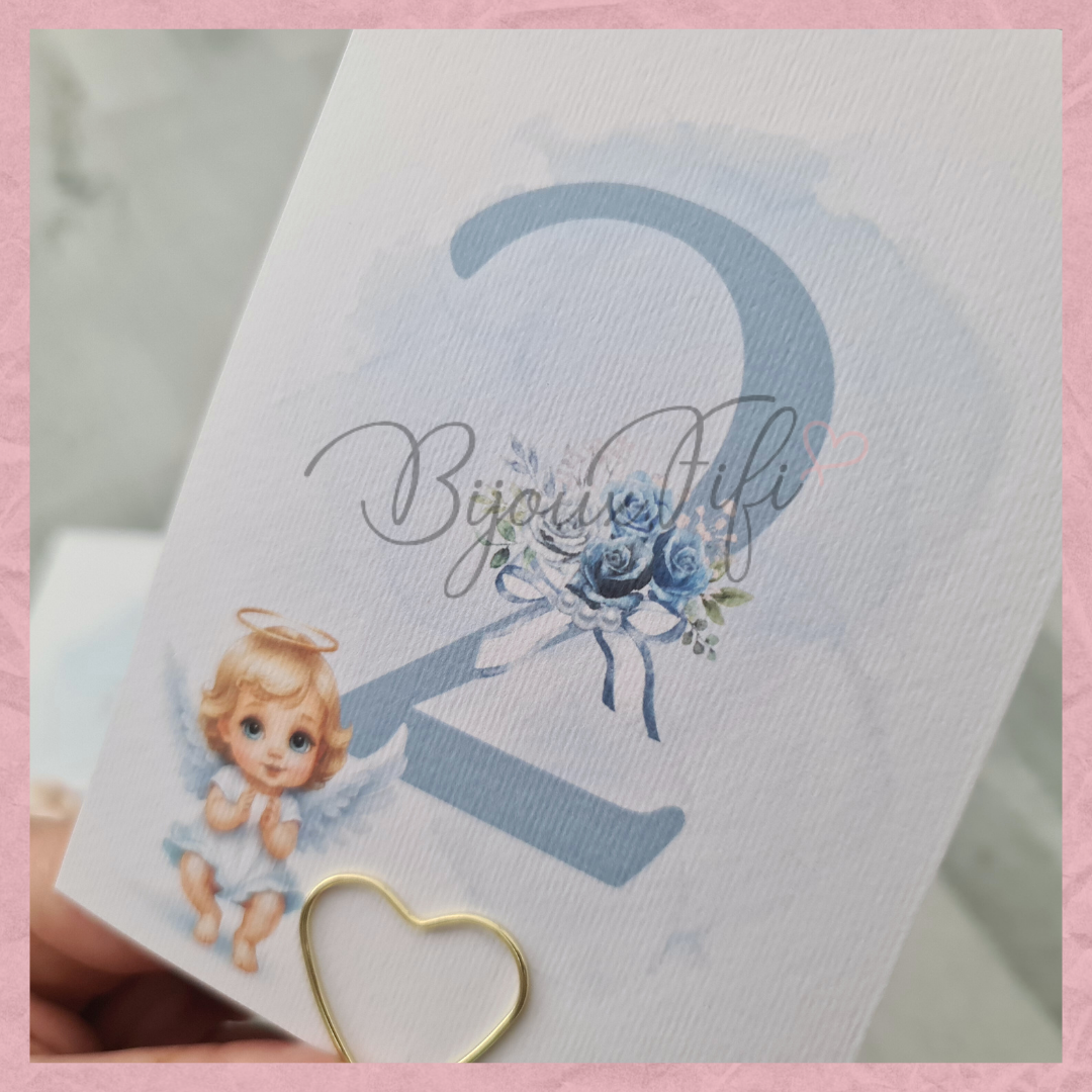 Marcador de Mesa com Base "Cute Angel"