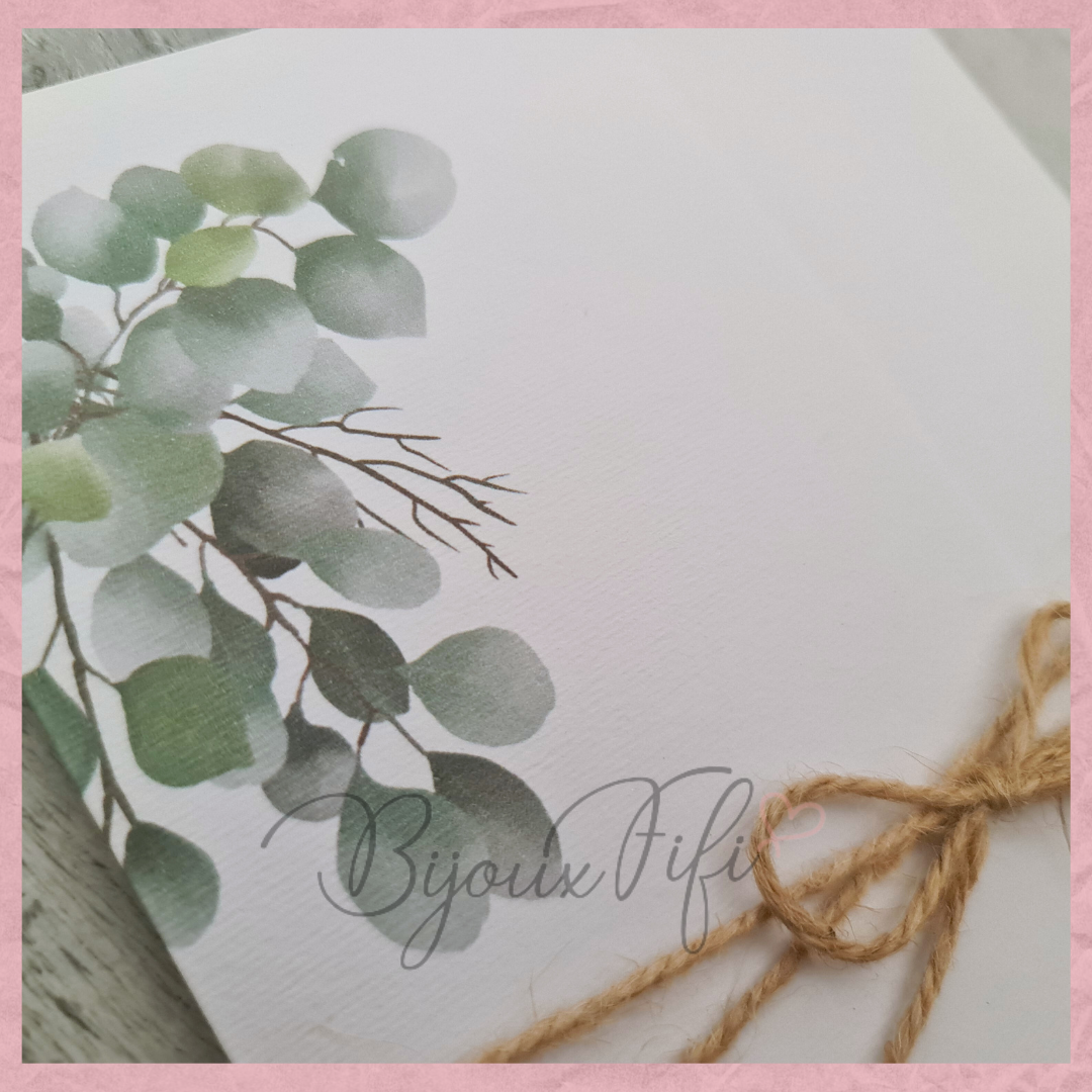 Convite Wedding "Eucalyptus" MB056