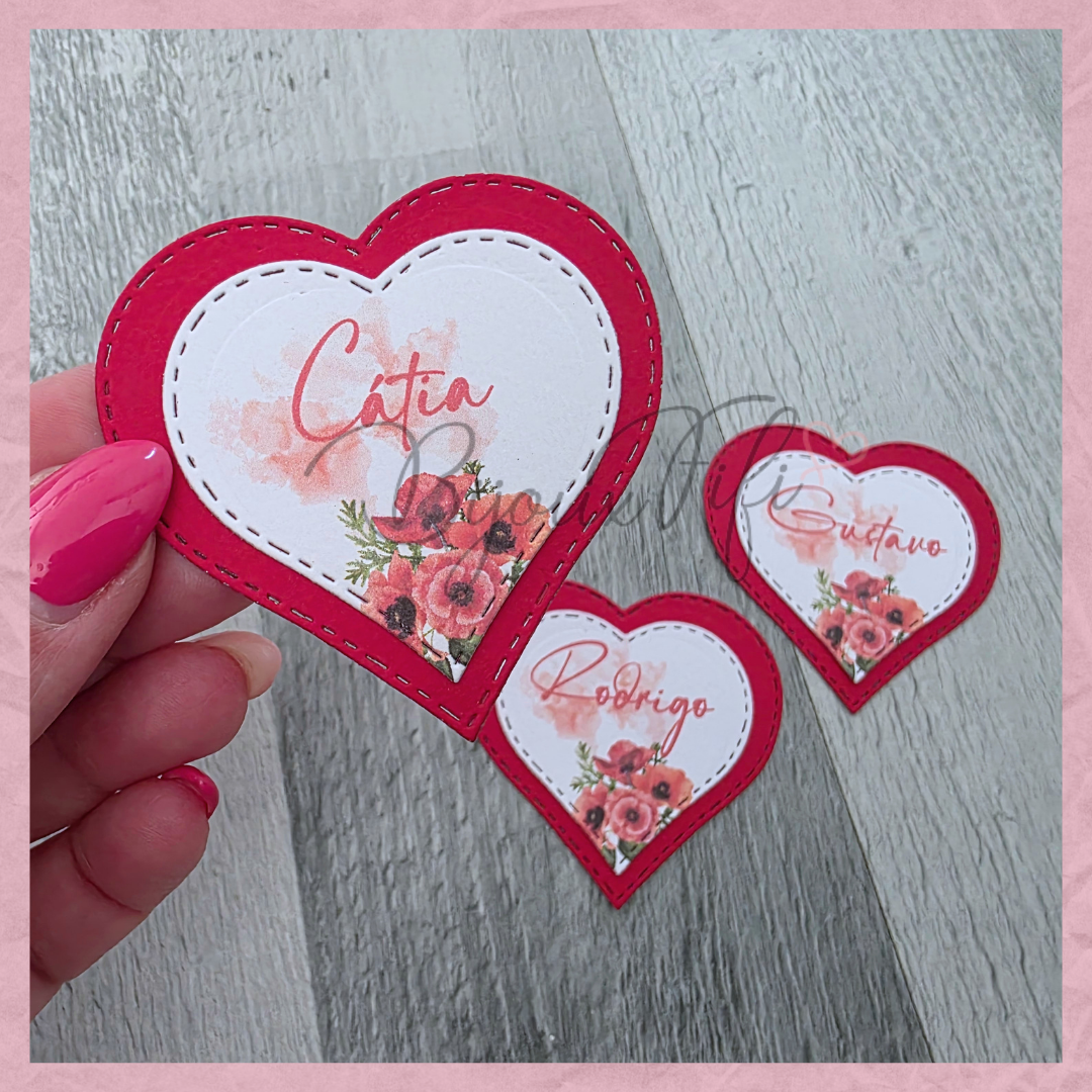 Marcador de Mesa Individual ❤️ "Of my heart"