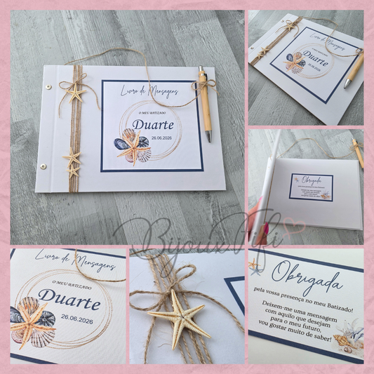 Livro de Honra A4 "Cruise Ticket"