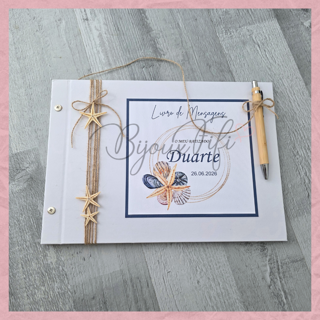 Livro de Honra A4 "Cruise Ticket"