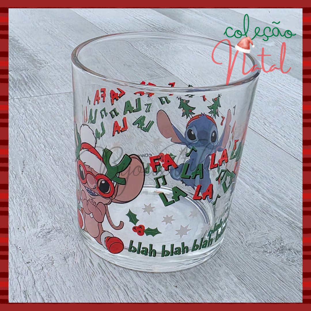 Copo Stitch/Angel + Doces