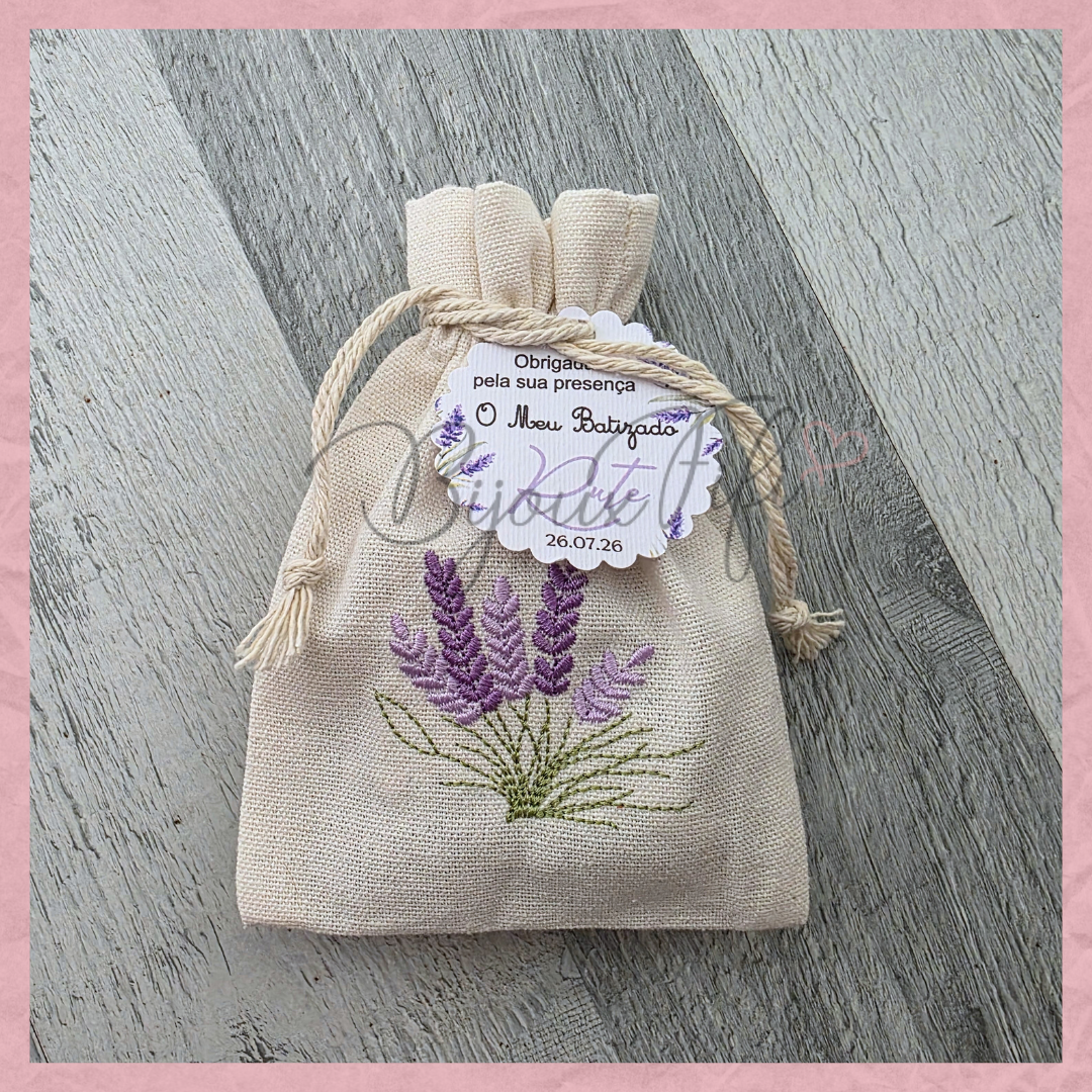 Saco linho com alfazema "Lavanda"