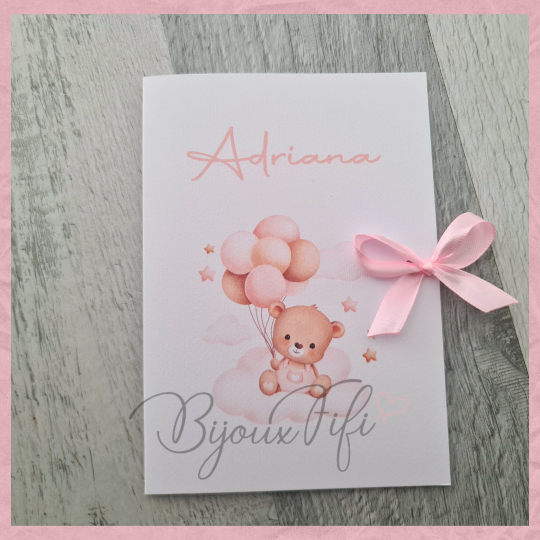 Convite Livro "Cute Bear" B