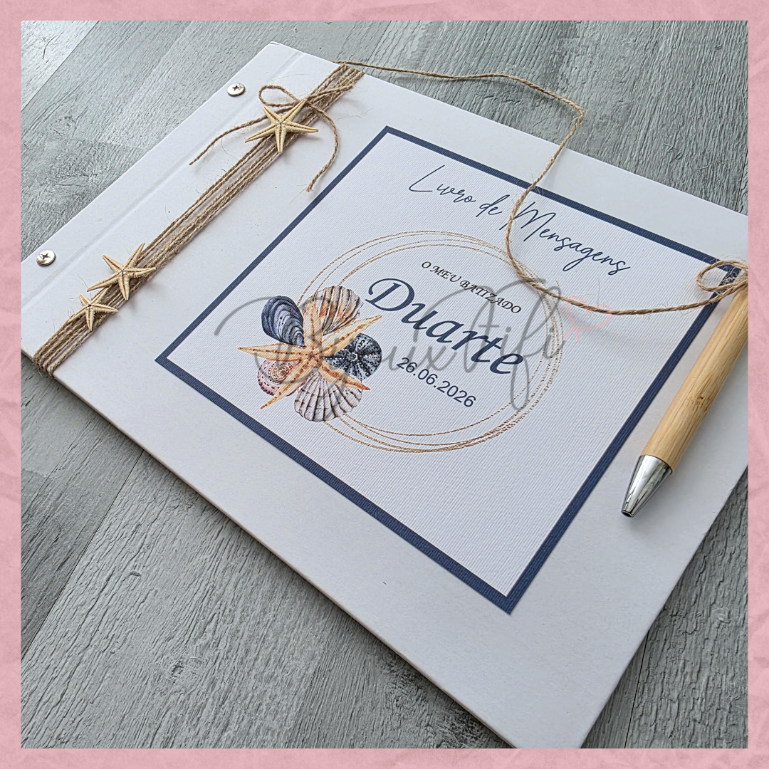 Livro de Honra A4 "Cruise Ticket"