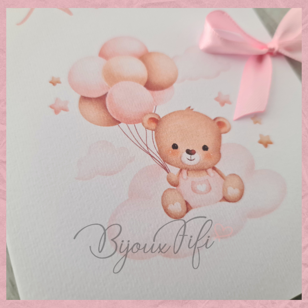 Convite Livro "Cute Bear" B