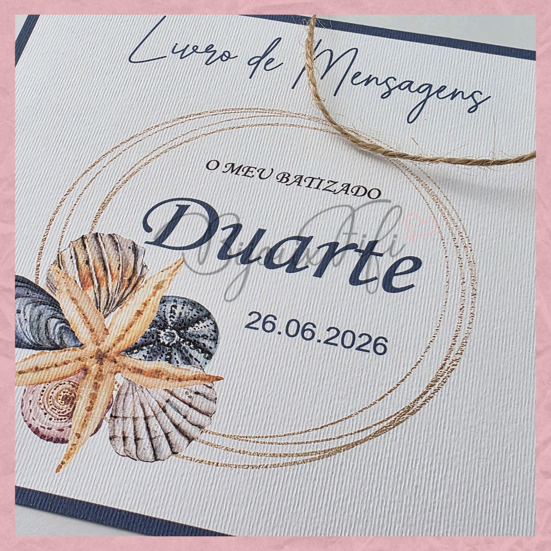 Livro de Honra A4 "Cruise Ticket"