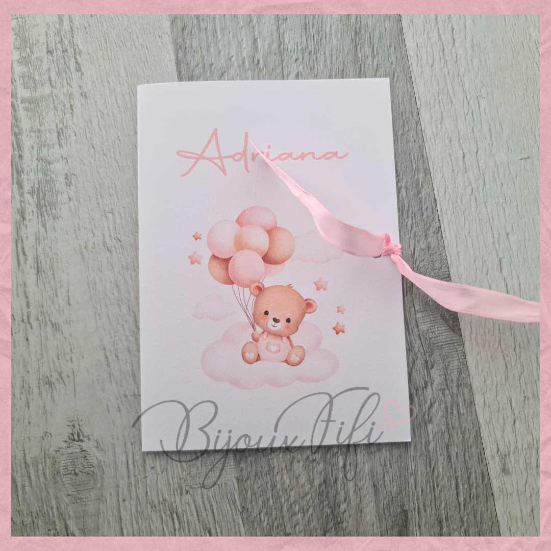 Convite Livro "Cute Bear" B