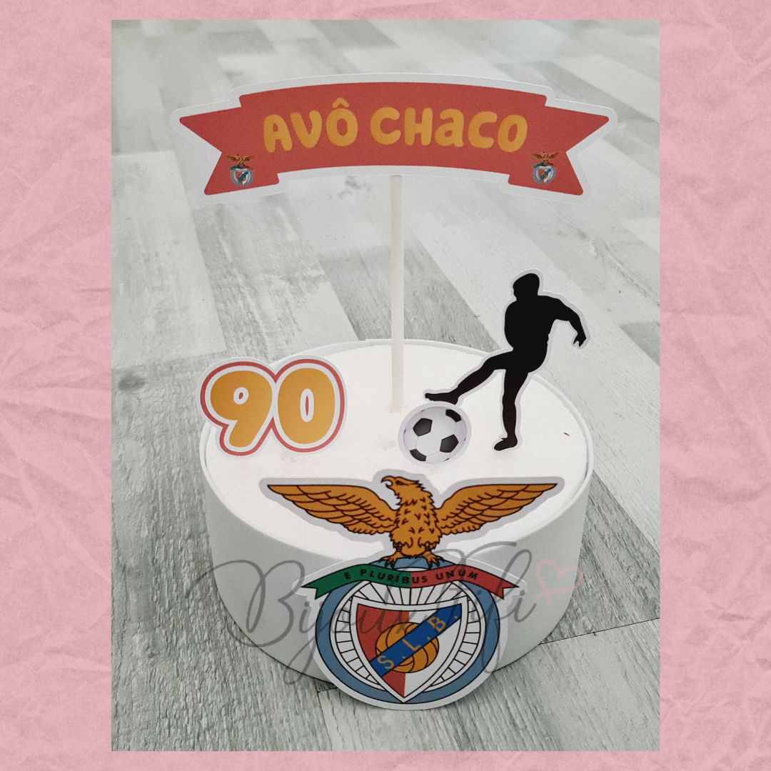 Topo de Bolo "Benfica"