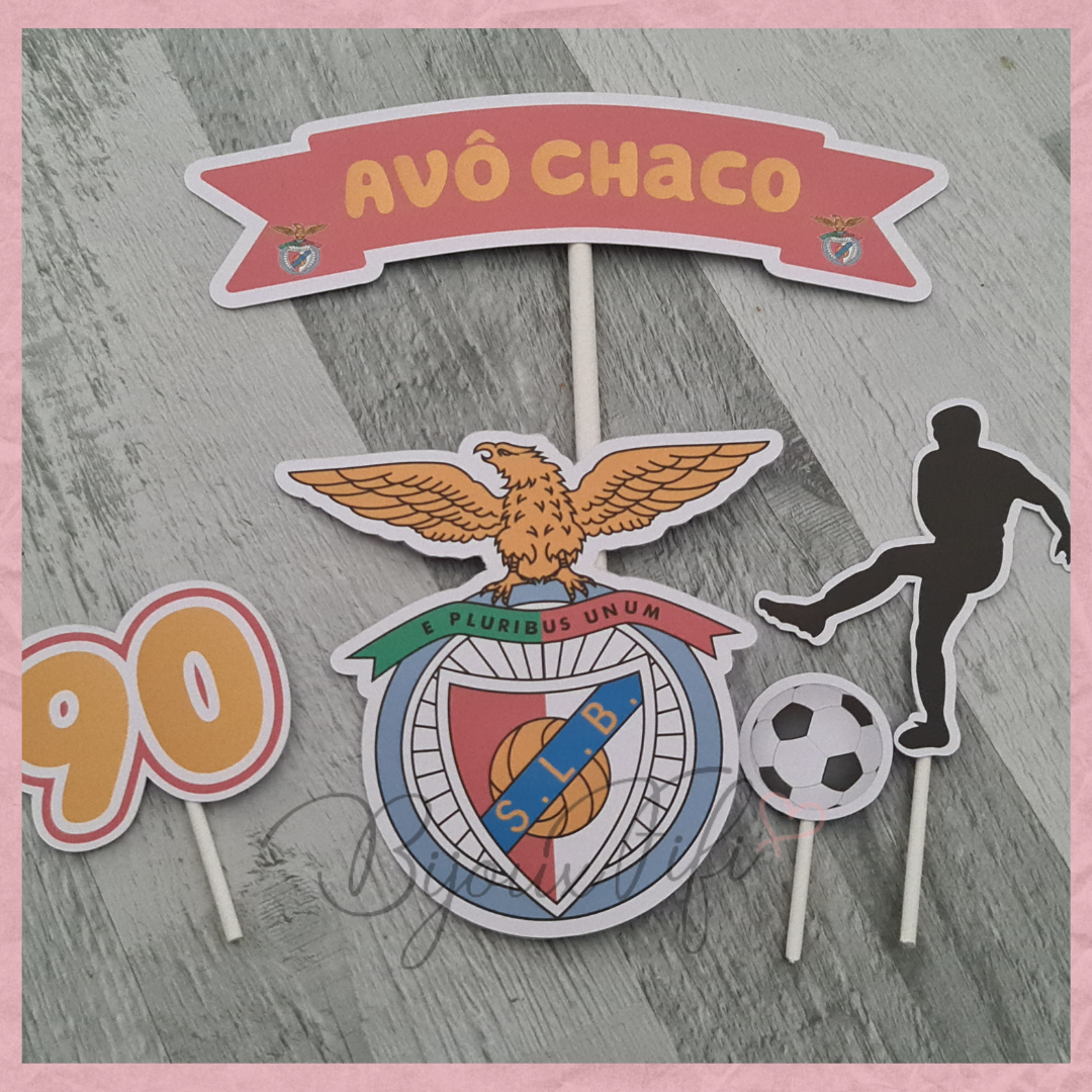 Topo de Bolo "Benfica"
