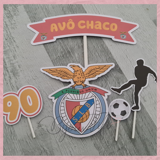Topo de Bolo "Benfica"