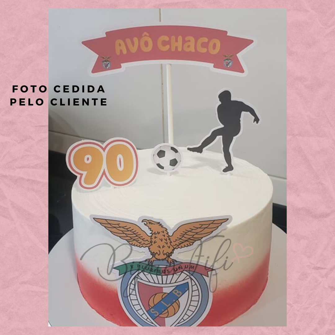 Topo de Bolo "Benfica"
