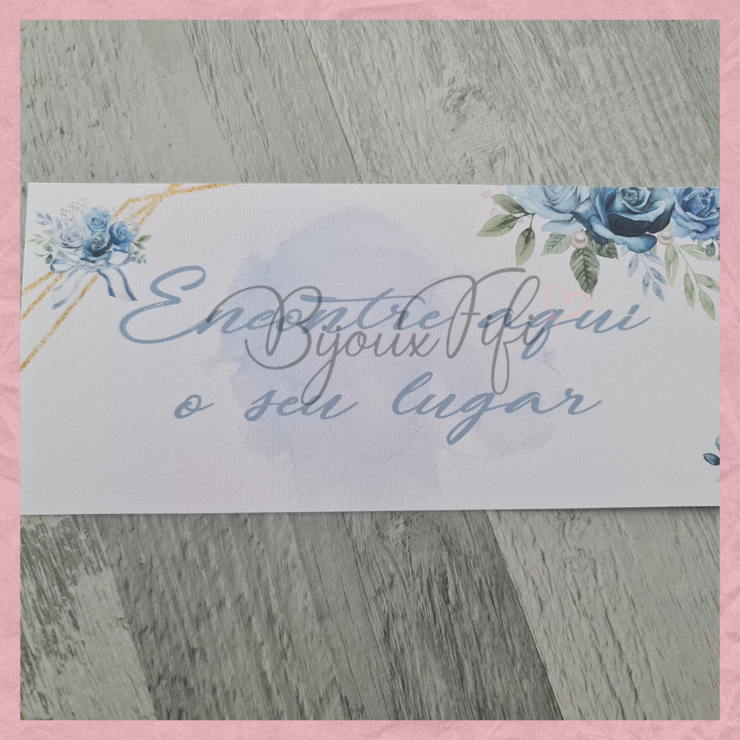 Cartões Seating Plan "Cute Angel"