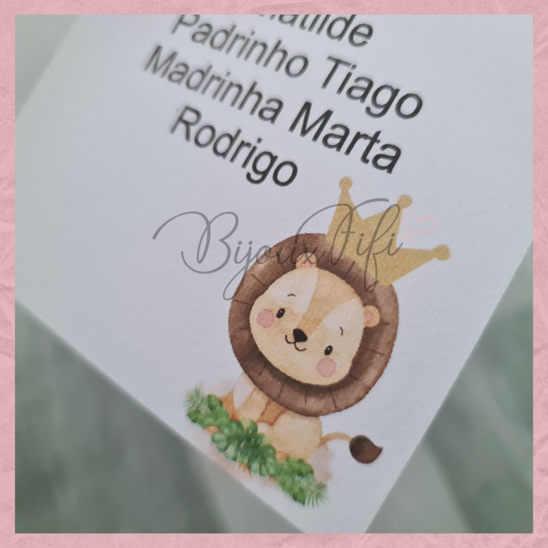 Cartões Seating Plan "Safari"