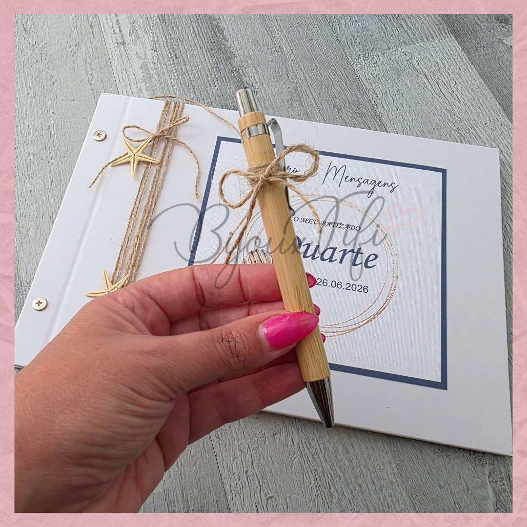 Livro de Honra A4 "Cruise Ticket"