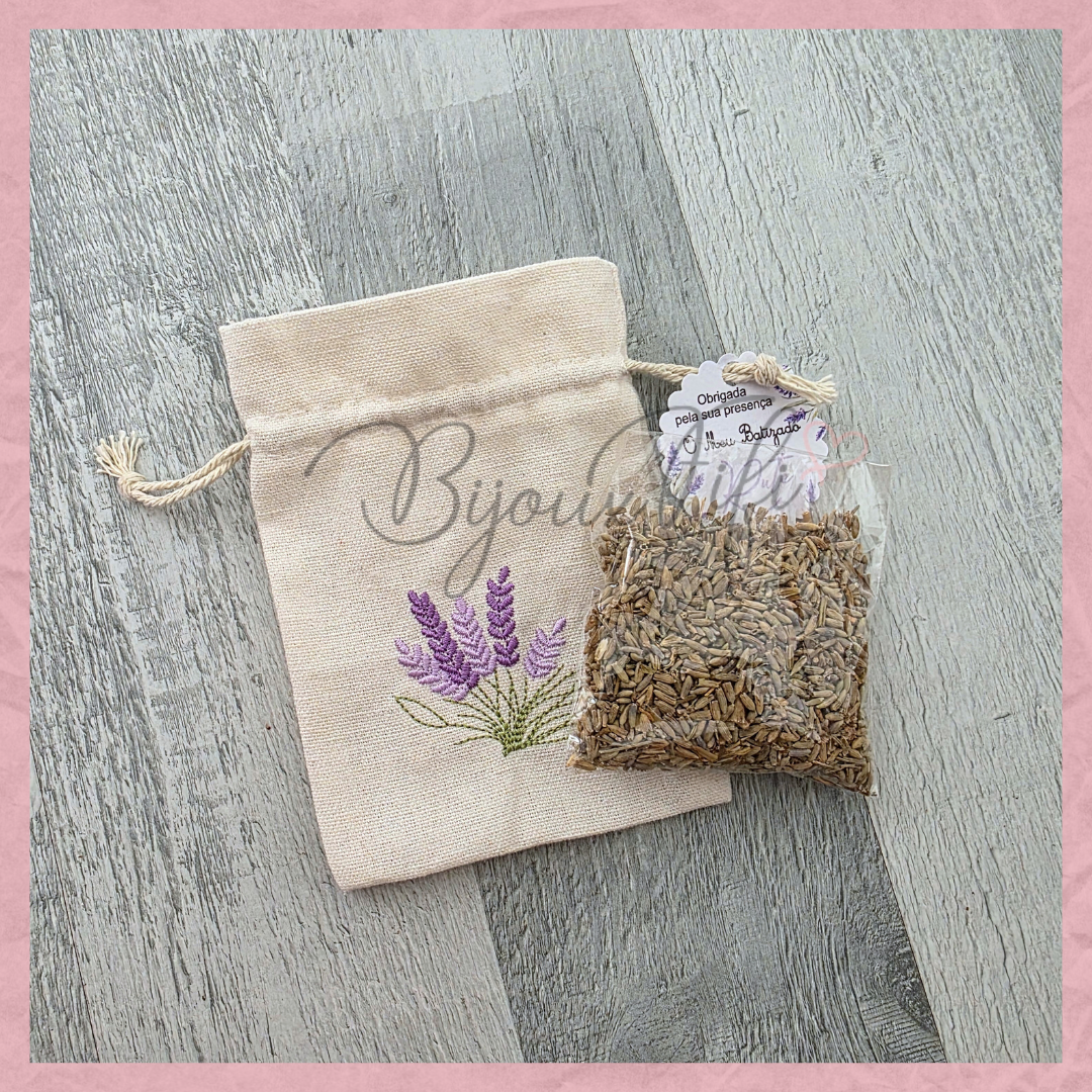 Saco linho com alfazema "Lavanda"