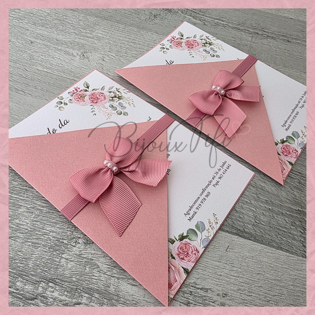 Convite Capa "Old Rose"