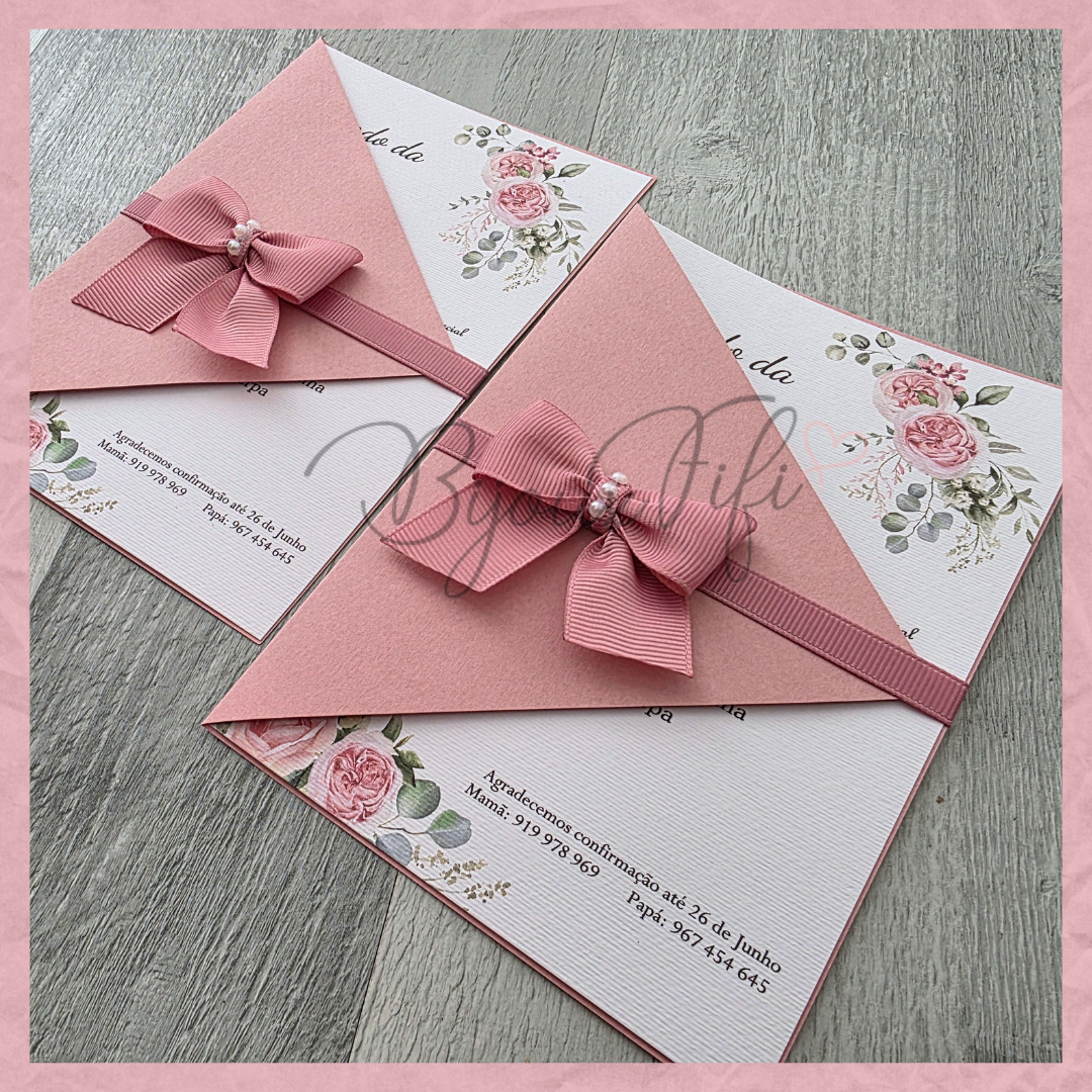 Convite Capa "Old Rose"