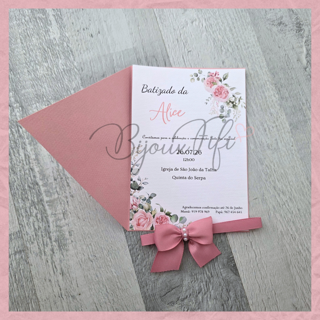 Convite Capa "Old Rose"