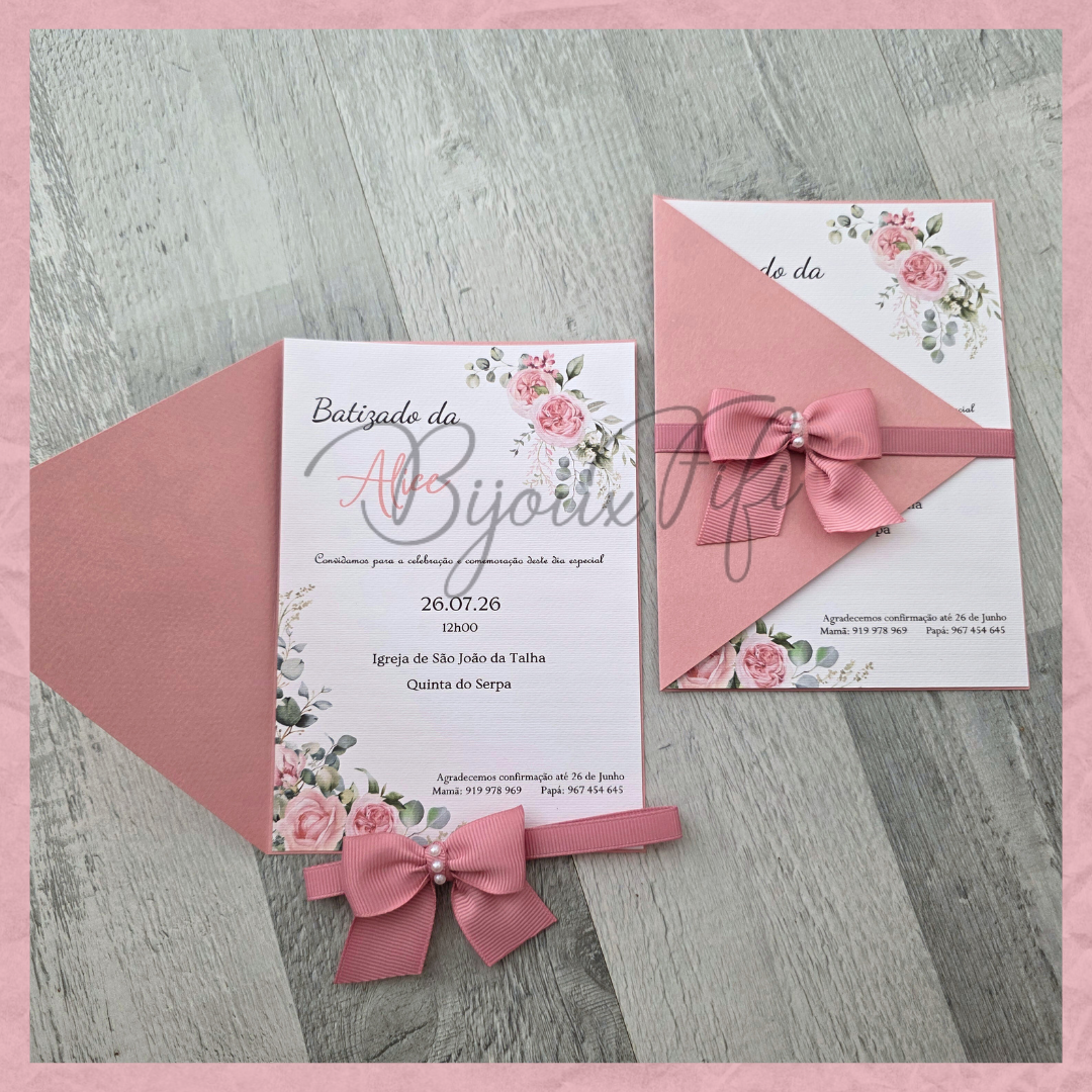Convite Capa "Old Rose"