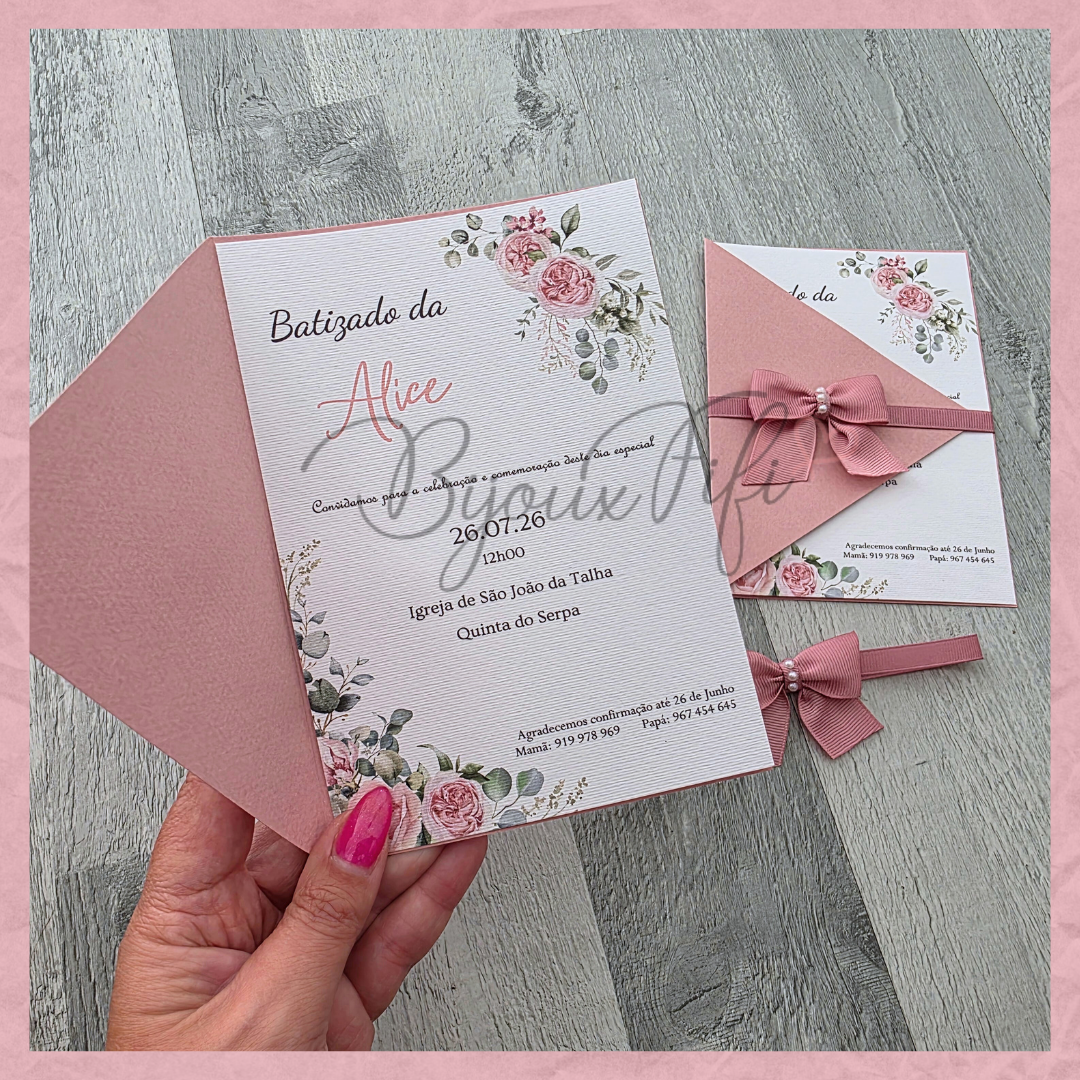 Convite Capa "Old Rose"