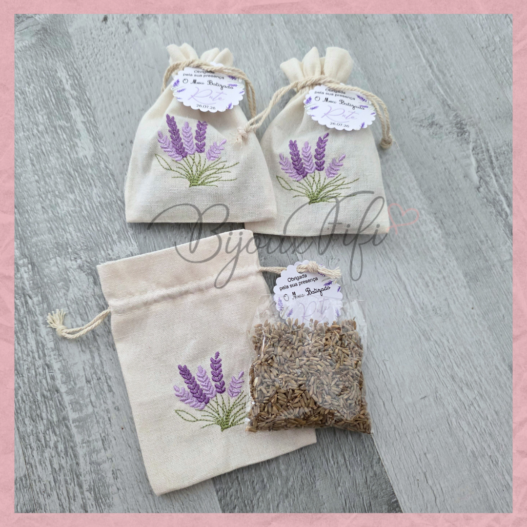 Saco linho com alfazema "Lavanda"