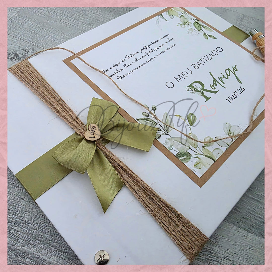 Livro de Honra A4 "Greenery"