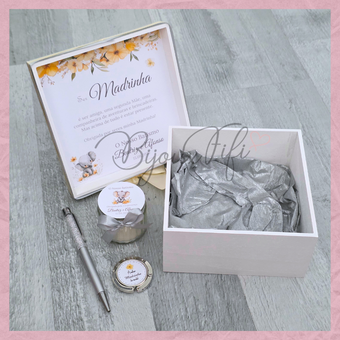 Caixa Oferta Madrinha/Avó/Mãe "Elephant"