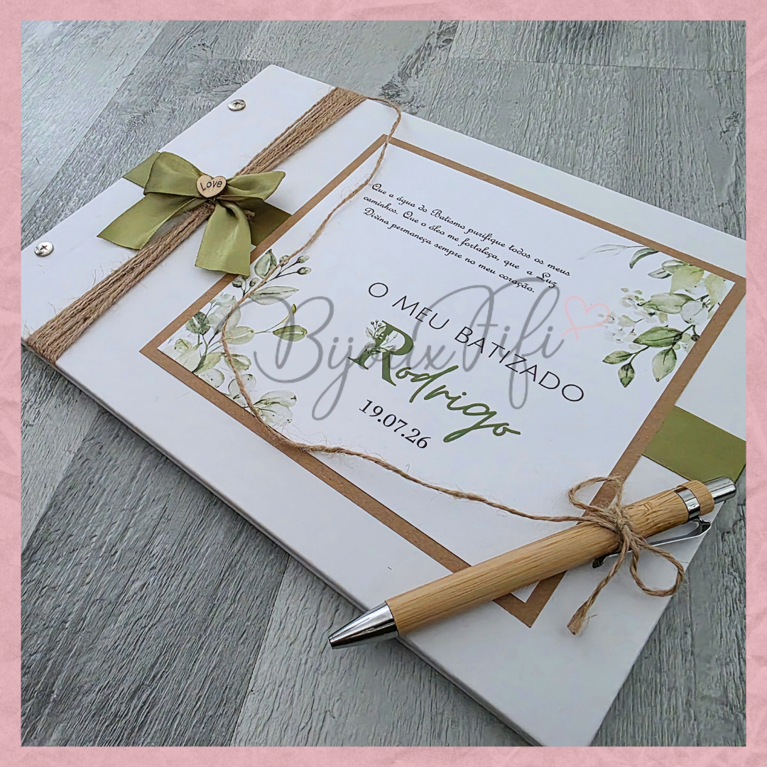 Livro de Honra A4 "Greenery"