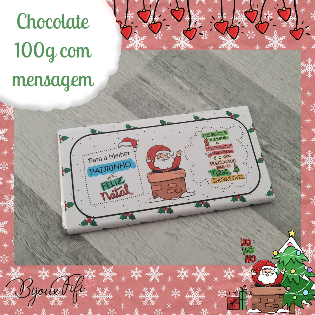 Chocolate 100g "Padrinho/Madrinha"