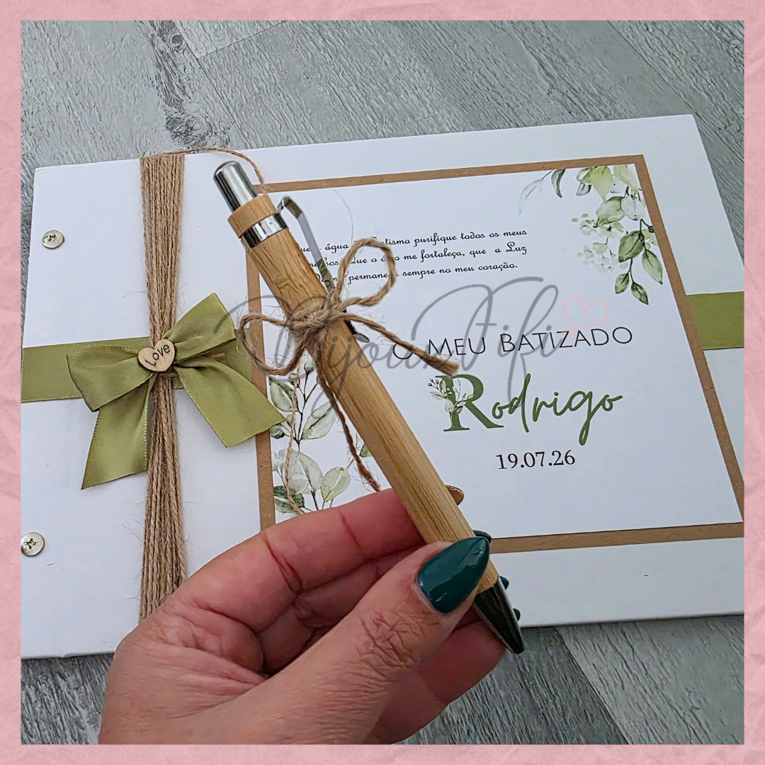 Livro de Honra A4 "Greenery"