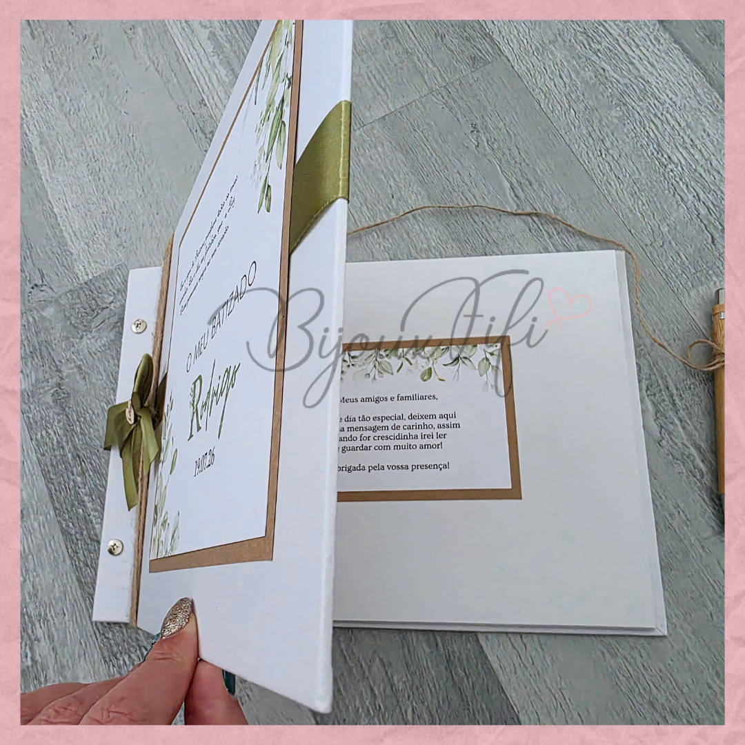 Livro de Honra A4 "Greenery"