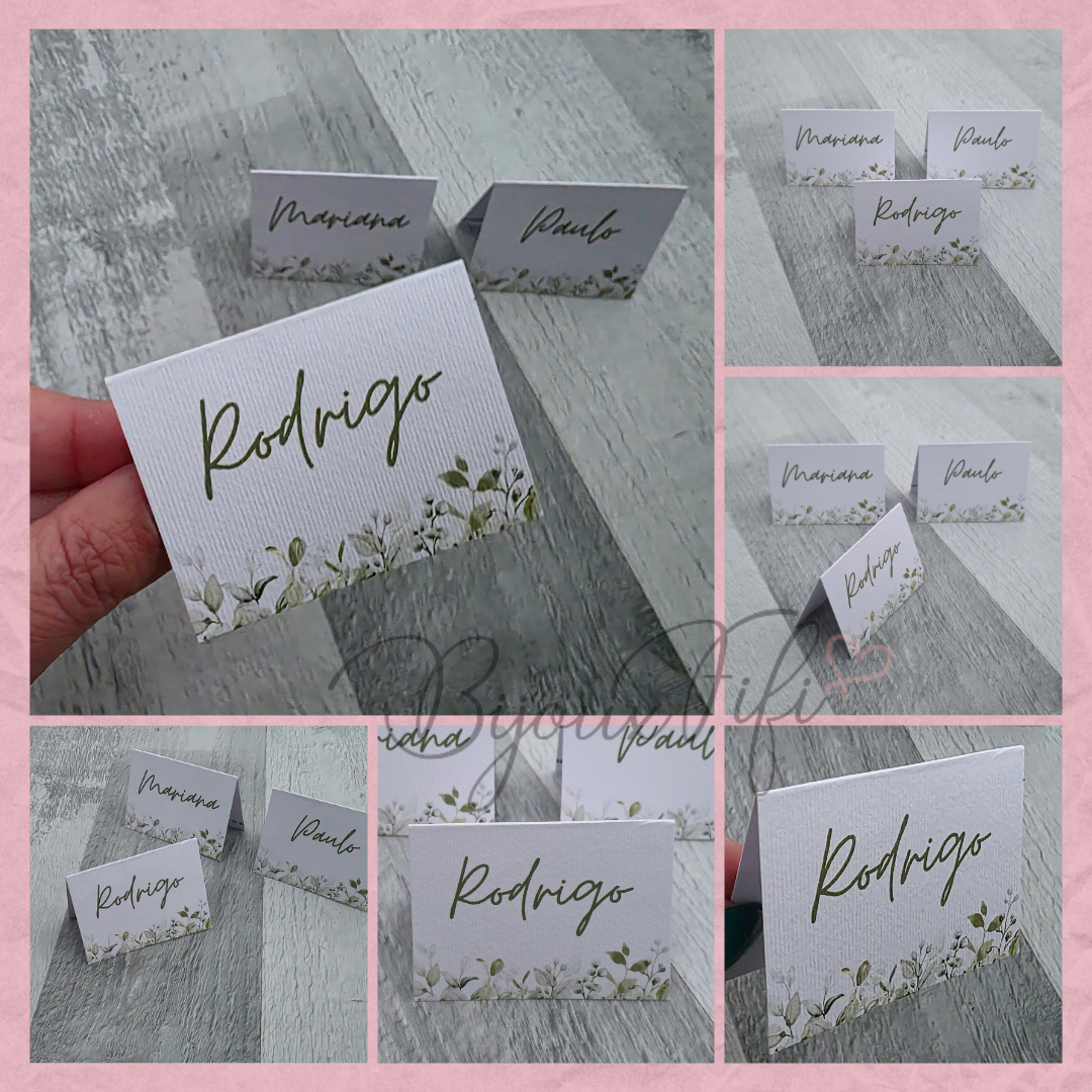 Marcador de Mesa Individual "Greenery"