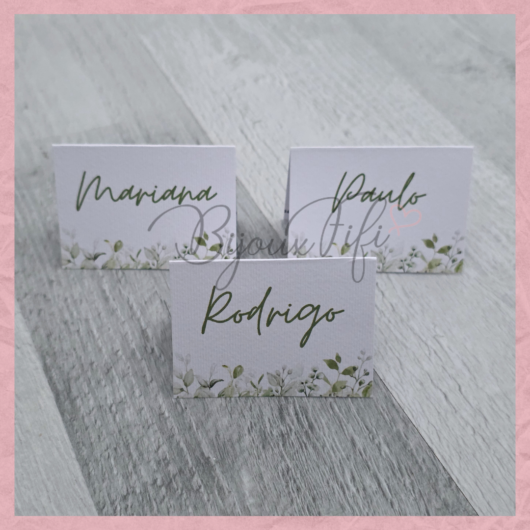 Marcador de Mesa Individual "Greenery"