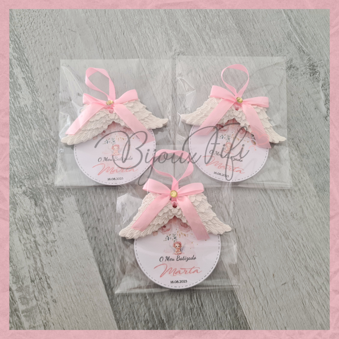 Asas Gesso Perfumado "Cute Angel" Rose